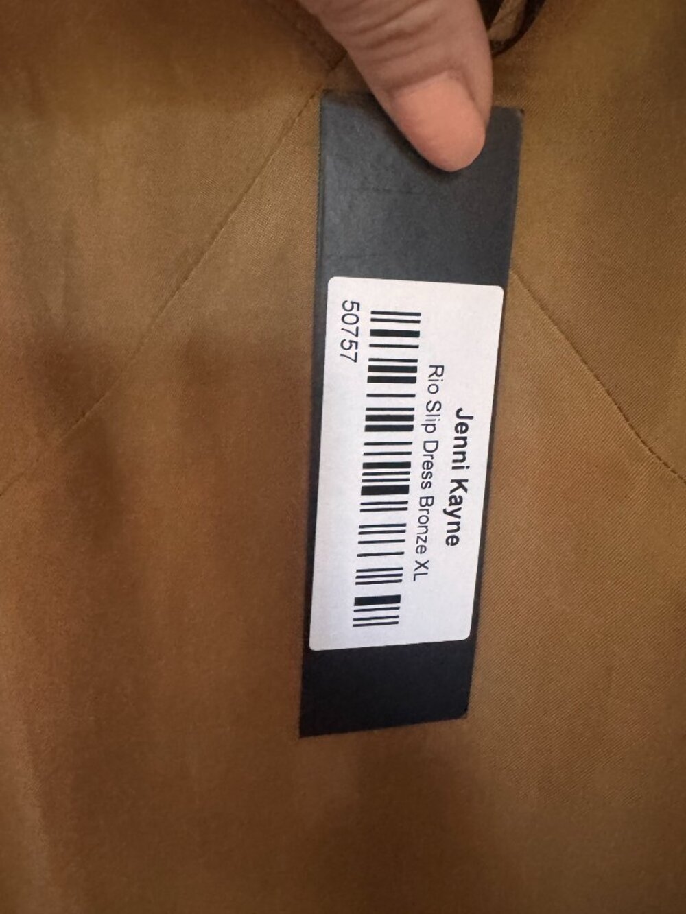 Jenni Kayne Rio Slip Dress — Bronze, Size XL — NWT - Picture 5 of 8